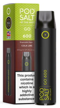 POD SALT GO600 Disposable Pod Device 460mAh (Cola Lime 2% Nikotyny)